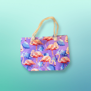 Bolso de tela diseño de Flamingos